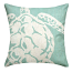 Sea Turtle Aqua Linen Pillow