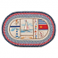 Nautical Breeze Oval Patch Rug