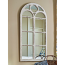 Wood Window Mirror Distressed White