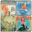 Siren Italian Marble Coasters