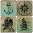 Treasure Map Coasters