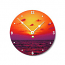 Florida Bay Sunset Wall Clock