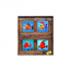 A School Of Funky Fish Framed Tiles