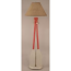 Coastal Lamp 2 Paddle Red Accent W/ Rope Floor Lamp