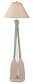 Nude/Shaded Cove 2-Paddle Floor Lamp