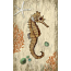 Rustic Seahorse Wall Art