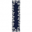 Coral Border Navy Rug 24" X 8'