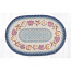 Sea Shells Oval Patch Rug