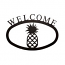 Pineapple Welcome Sign