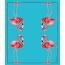 Flamingos Throw