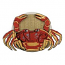 Red Crab Glass Slippers