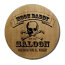 Skull And Cross Bone Barrel Head Sign Personalized