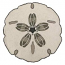 Sand Dollar Round Hook Rug
