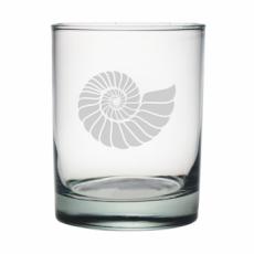 Nautilus Shell, Double On The Rocks, Dor, 14Oz.,  S/4