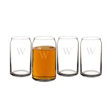 Personalized 16 Oz. Craft Beer Can Glasses (Set Of 4)