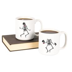 Dancing Skeletons Large 20 Oz. Coffee Mug Set