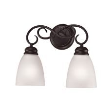 Chatham 2 Light Bath Bar In Oil Rubbed Bronze