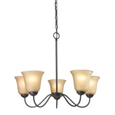 Conway 5 Light Chandelier In Oil Rubbed Bronze