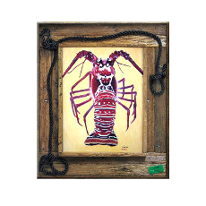 Lobzilla Framed Art Print