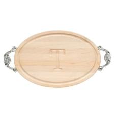 Personalized Oval Tray With Victorian Handle