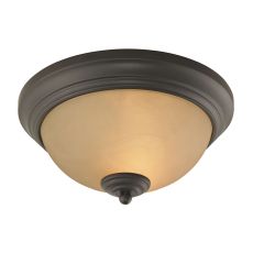 Huntington 2 Light Ceiling Lamp In Oil Rubbed Bronze