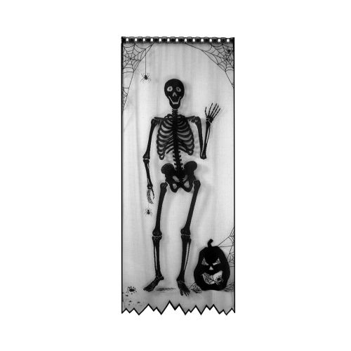 Bones Scenic Window Panel, Black