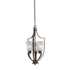 Foyer Collection 3 Light Pendant In Oil Rubbed Bronze