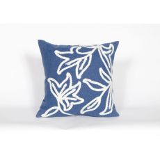 Liora Manne Visions I Windsor Indoor/Outdoor Pillow - Blue, 20" Square