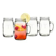 Personalized 16 Oz. Old Fashioned Drinking Jars (Set Of 4)