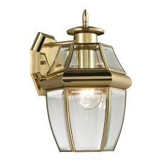 Ashford 1 Light Exterior Coach Lantern In Antique Brass