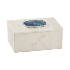 Marble And Blue Agate Box