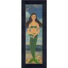 Sweetest Thing On The Beach Mermaid Framed Art
