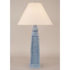 Coastal Lamp Pyramid Pot - Weathered Wedgewood Blue