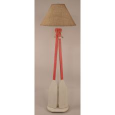 Coastal Lamp 2 Paddle W/ Rope Floor Lamp