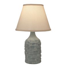 Coastal Lamp Slender Thatched Accent Lamp