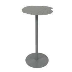 Coastal Lamp Drink Table W/ Shell Top