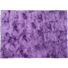 Sensual Plum Shag Rug, 8 X 11