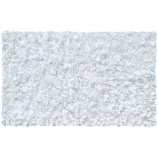Shaggy Raggy White Shag Rug, 4 X 4 Round