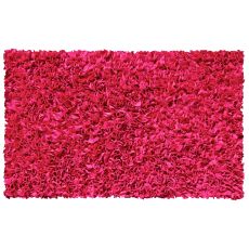 Shaggy Raggy Raspberry Shag Rug, 4.7 X 7.7