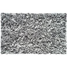 Shaggy Raggy Silver Shag Rug, 4 X 4 Round