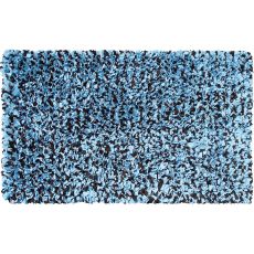 Shaggy Raggy Blue/Brown Shag Rug, 4.7 X 7.7