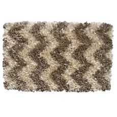 Shaggy Raggy Natural Chevrn Shag Rug, 2.7 X 4.7