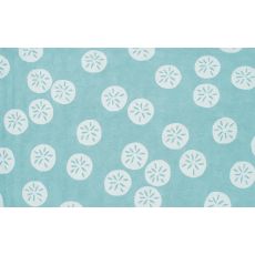 Sand Dollar Blue Hook Rug, 5 X 8