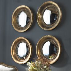 Uttermost Tropea Rounds Wood Mirror S/2