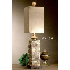 Uttermost Andean Layered Stone Buffet Lamp