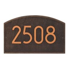 Legacy Modern Personalized Wall Plaque, Oil Rubbed Bronze