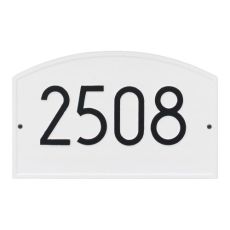 Legacy Modern Personalized Wall Plaque, White/Black
