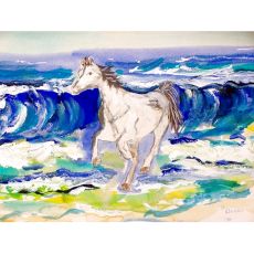 Horse & Surf Door Mat 18X26