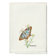 Peacock Butterfly Guest Towel