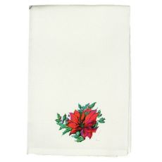 Poinsettia Guest Towel